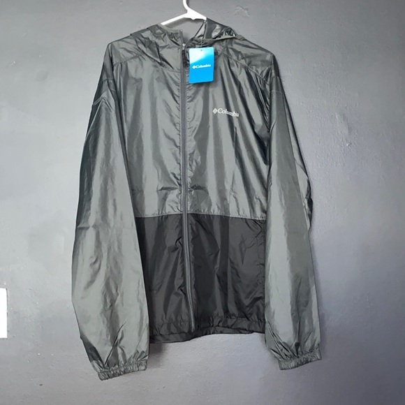 Colombia Wind breaker JKT , Black and Grey - Picture 1 of 2